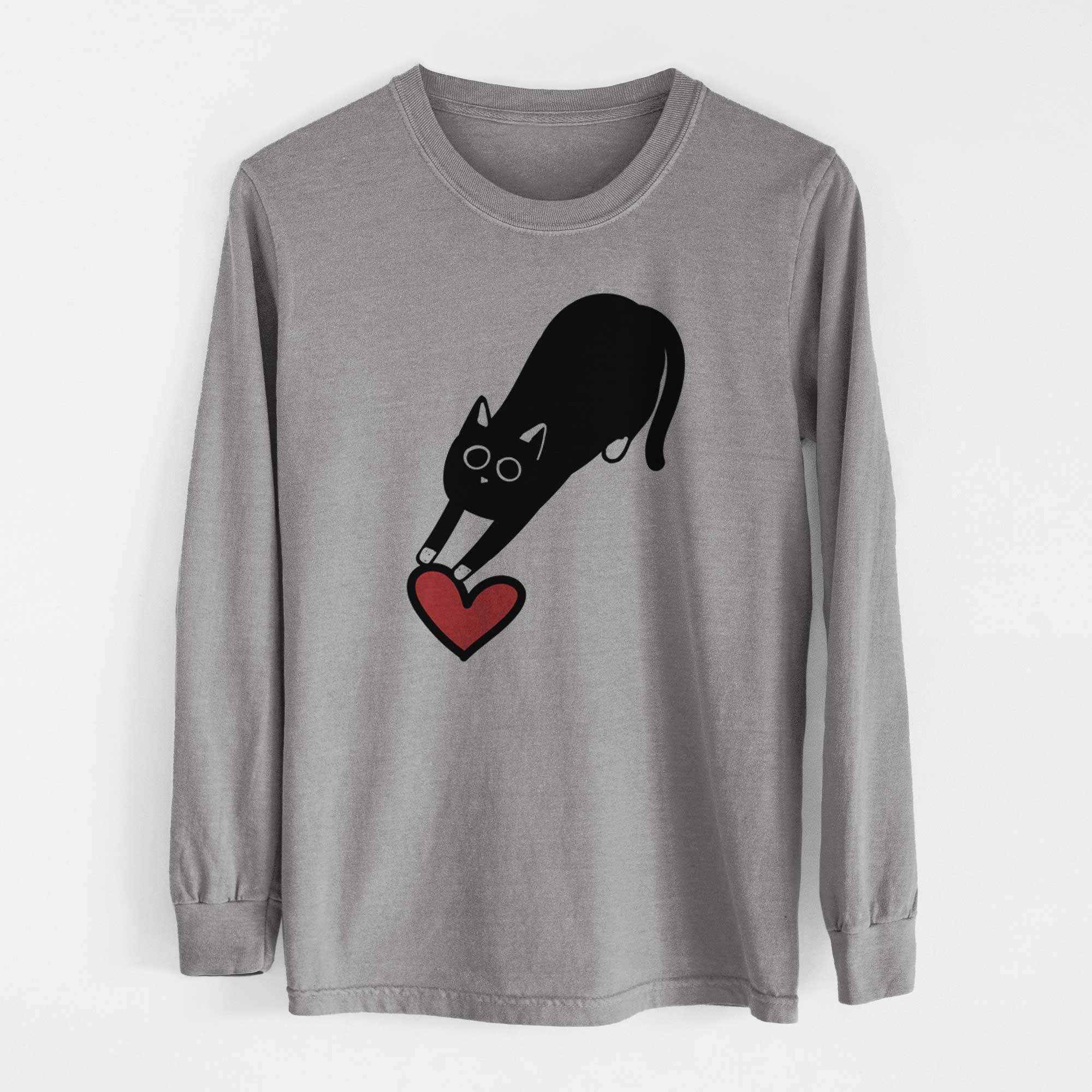 Love Always Black Cat - Bug - Heavyweight 100% Cotton Long Sleeve