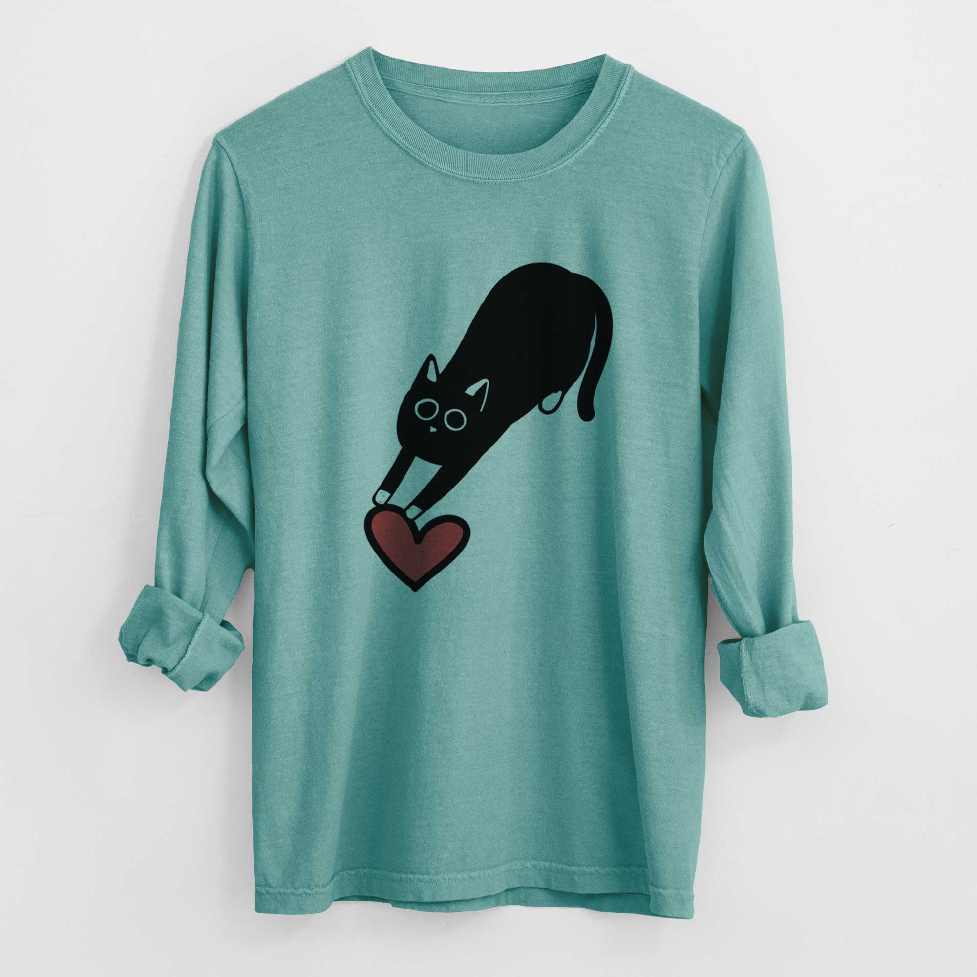 Love Always Black Cat - Bug - Heavyweight 100% Cotton Long Sleeve