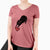 Love Always Black Cat - Bug - Women's V-neck Shirt