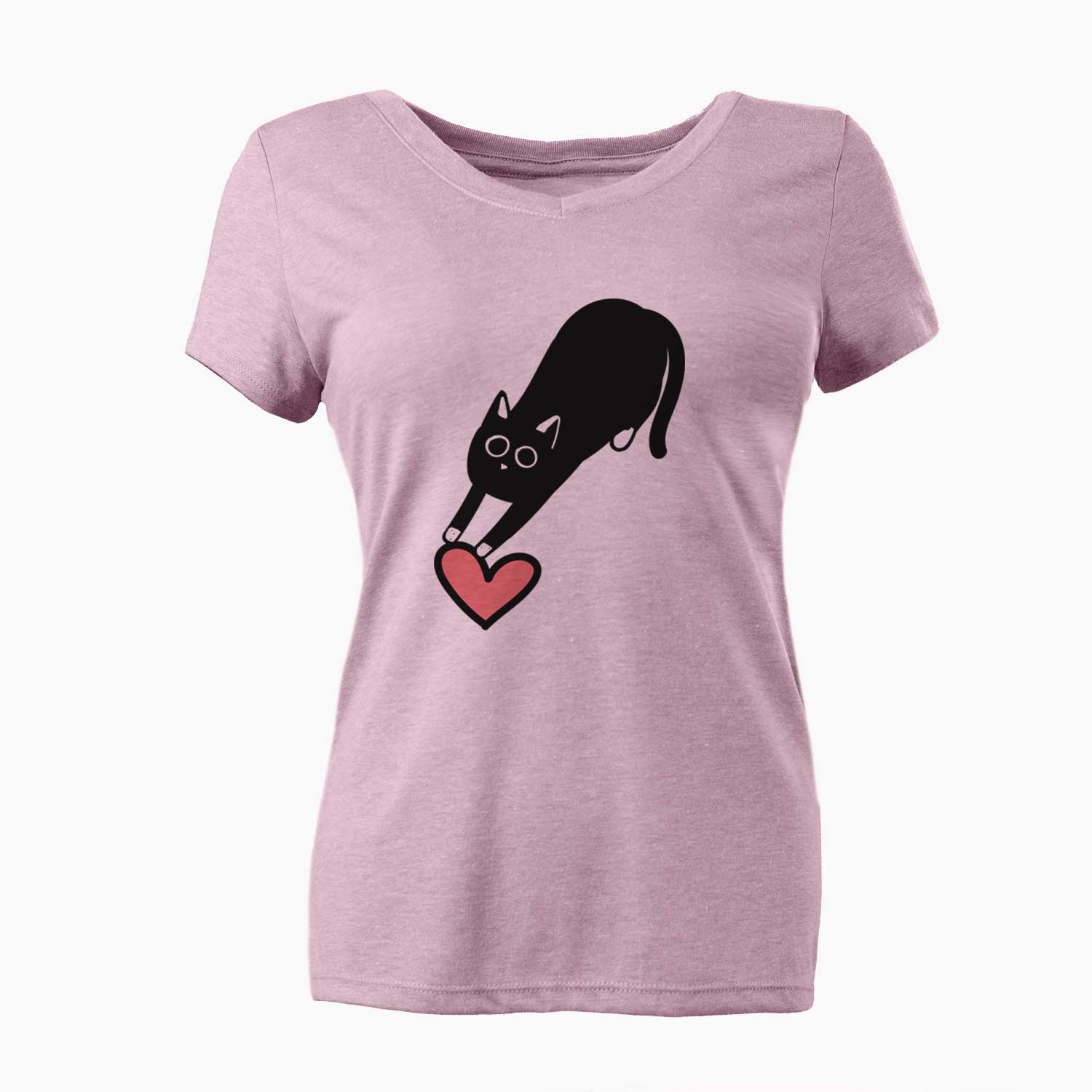 Love Always Black Cat - Bug - Women's V-neck Shirt