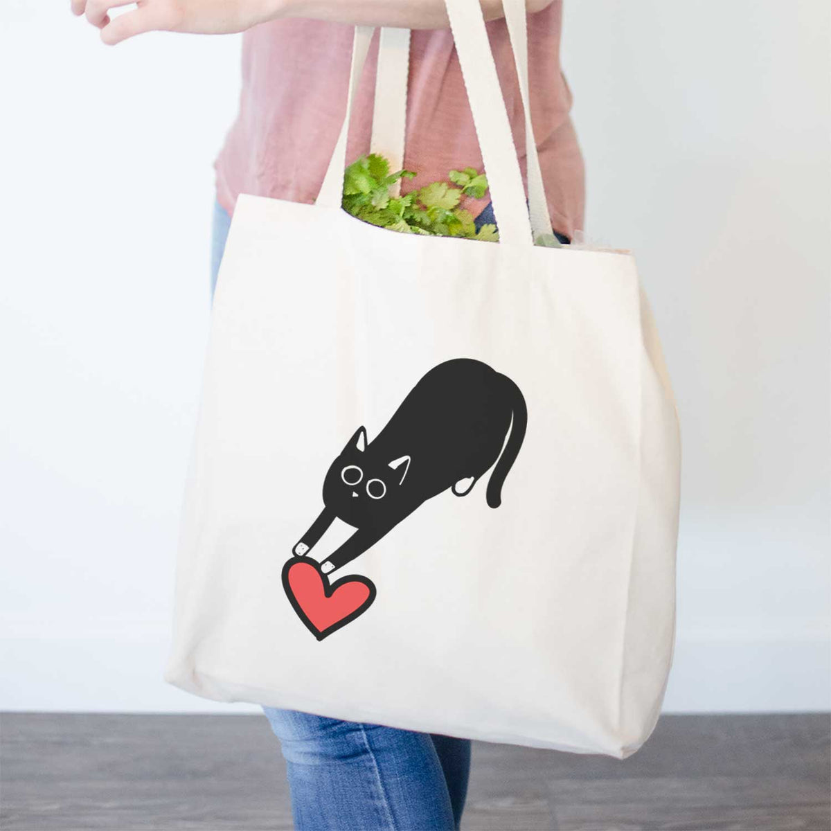 Love Always Black Cat - Bug - Tote Bag