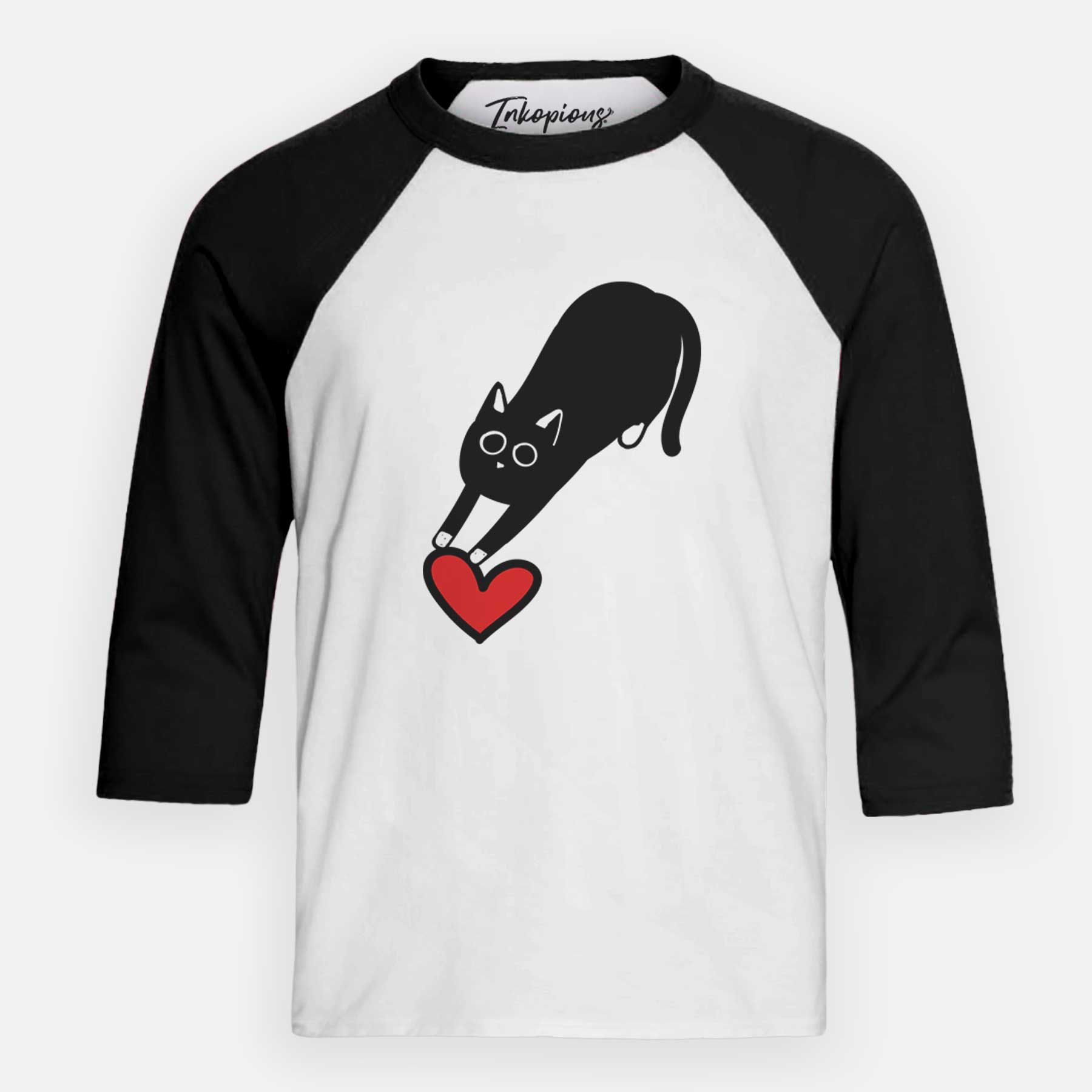 Love Always Black Cat - Bug - Youth 3/4 Long Sleeve