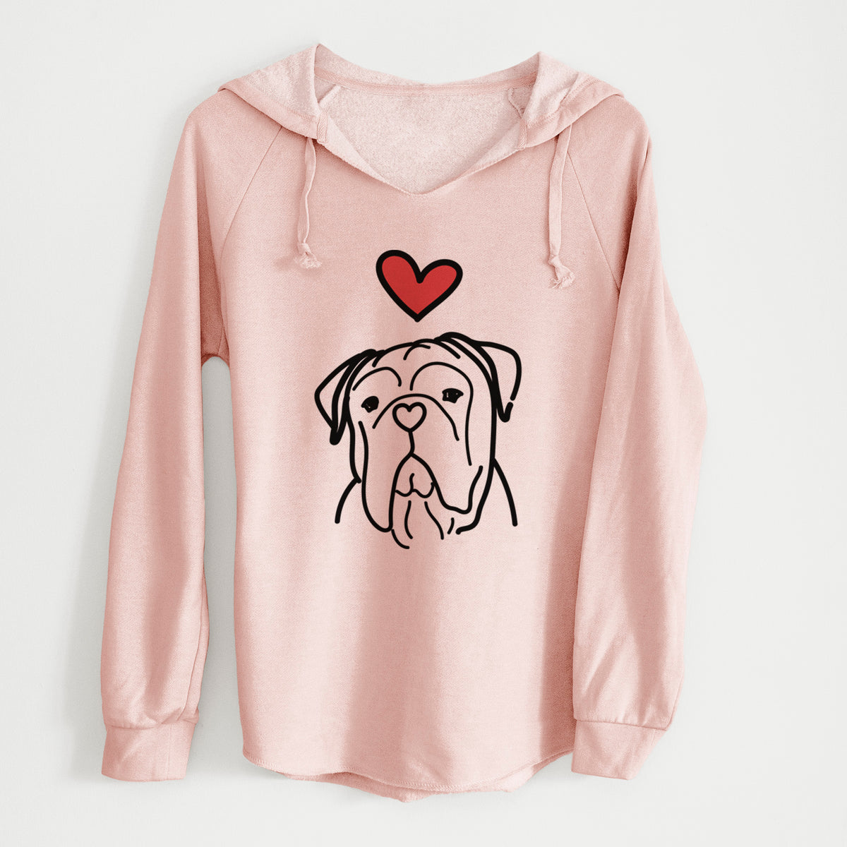 Love Always Vivian the Bull Mastiff - Cali Wave Hooded Sweatshirt