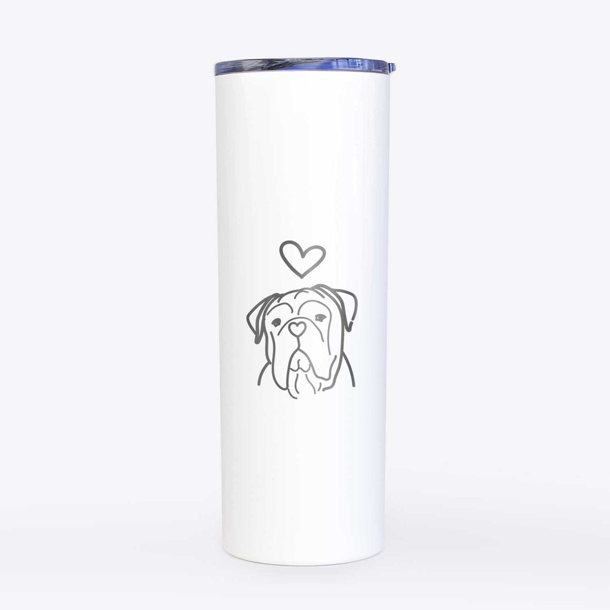 Love Always Vivian the Bull Mastiff - 20oz Skinny Tumbler