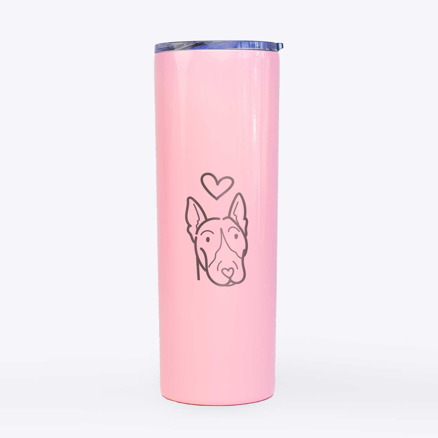 Love Always Bull Terrier - 20oz Skinny Tumbler