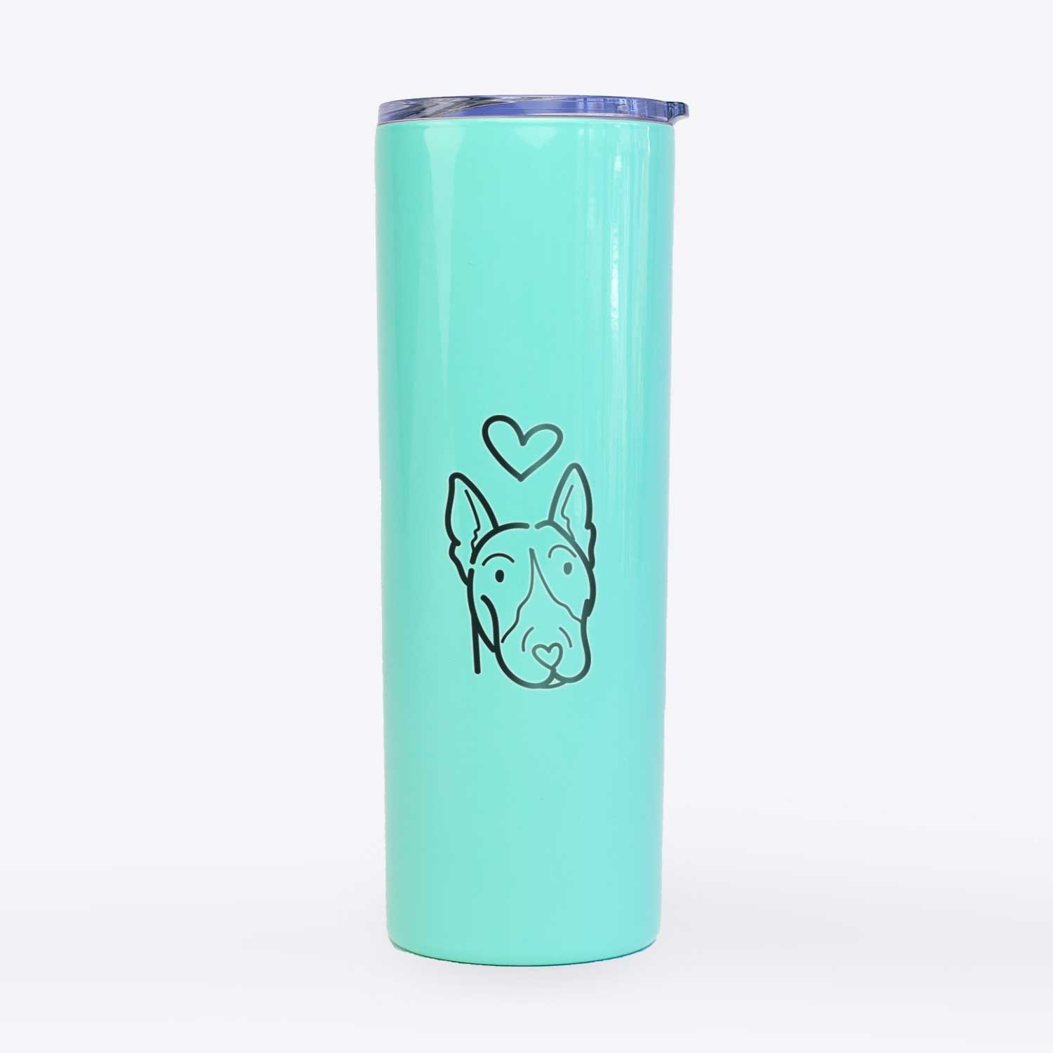 Love Always Bull Terrier - 20oz Skinny Tumbler