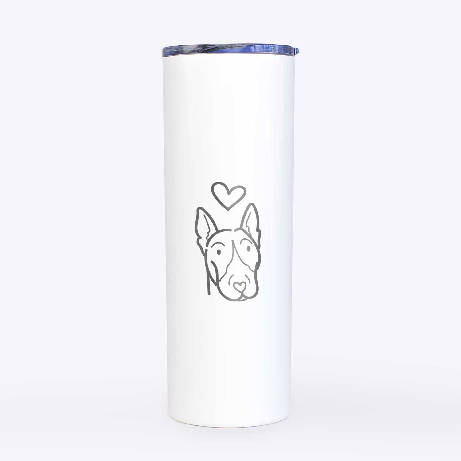 Love Always Bull Terrier - 20oz Skinny Tumbler