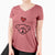 Love Always English Bulldog - Women's V-neck Shirt