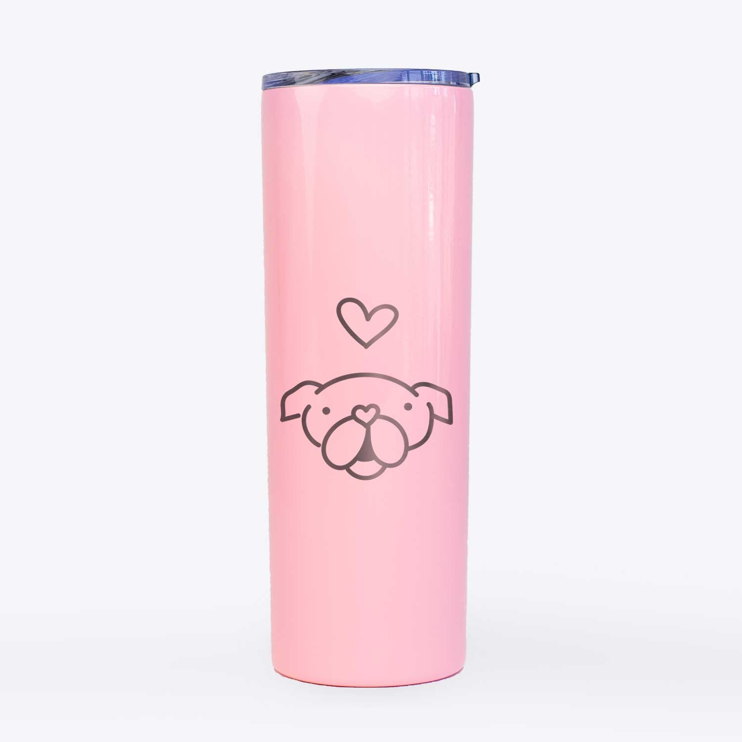 Love Always English Bulldog - 20oz Skinny Tumbler