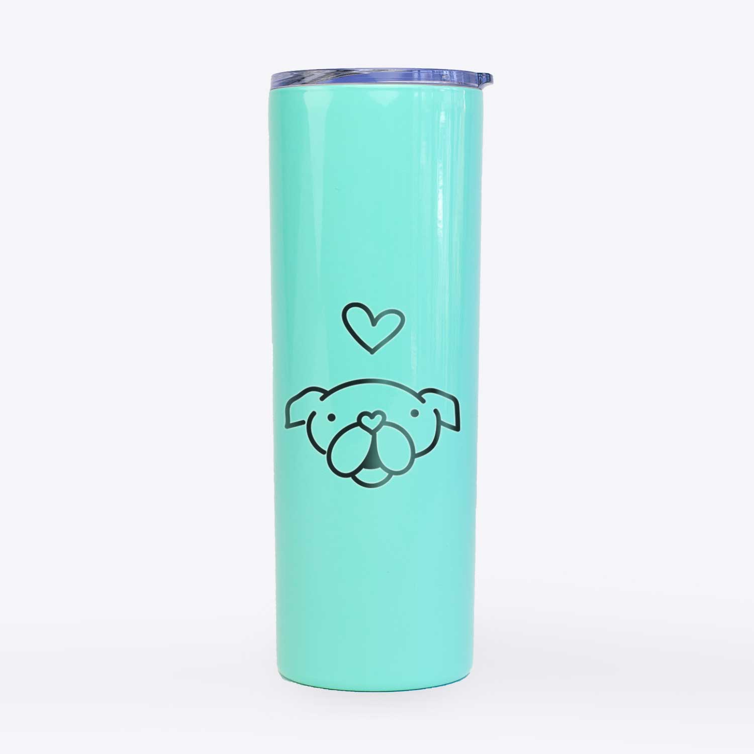 Love Always English Bulldog - 20oz Skinny Tumbler