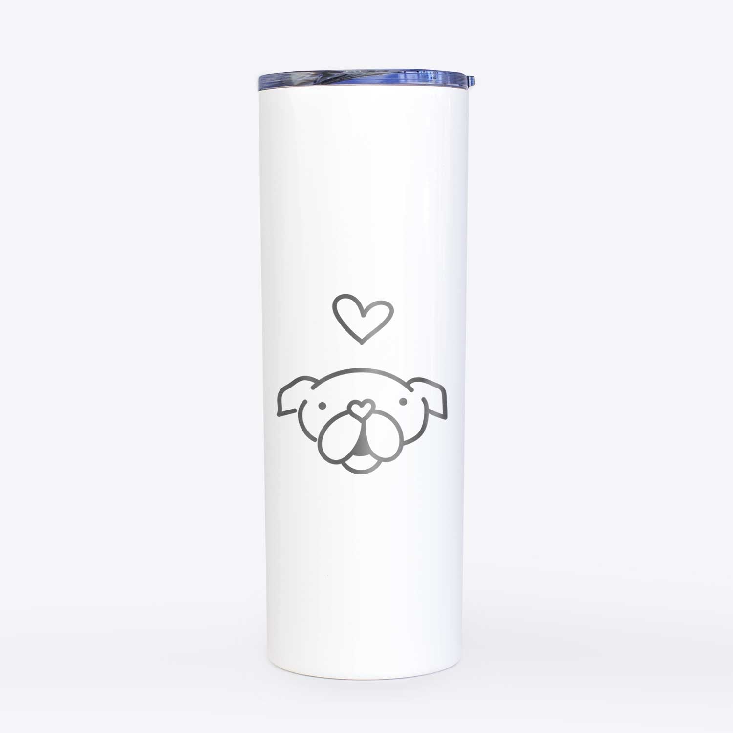 Love Always English Bulldog - 20oz Skinny Tumbler