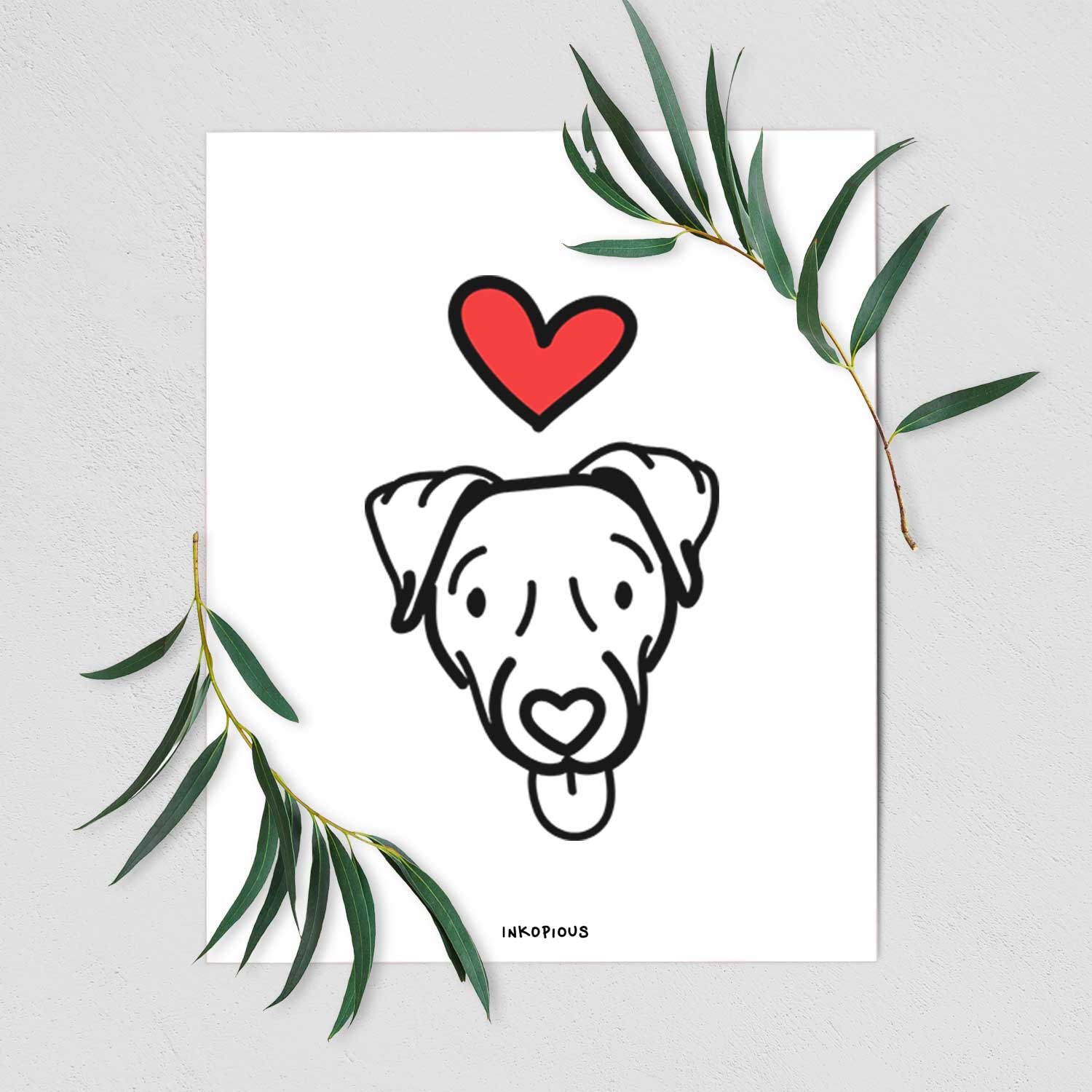 Love Always Jack Russell Terrier - Cammy Art Print