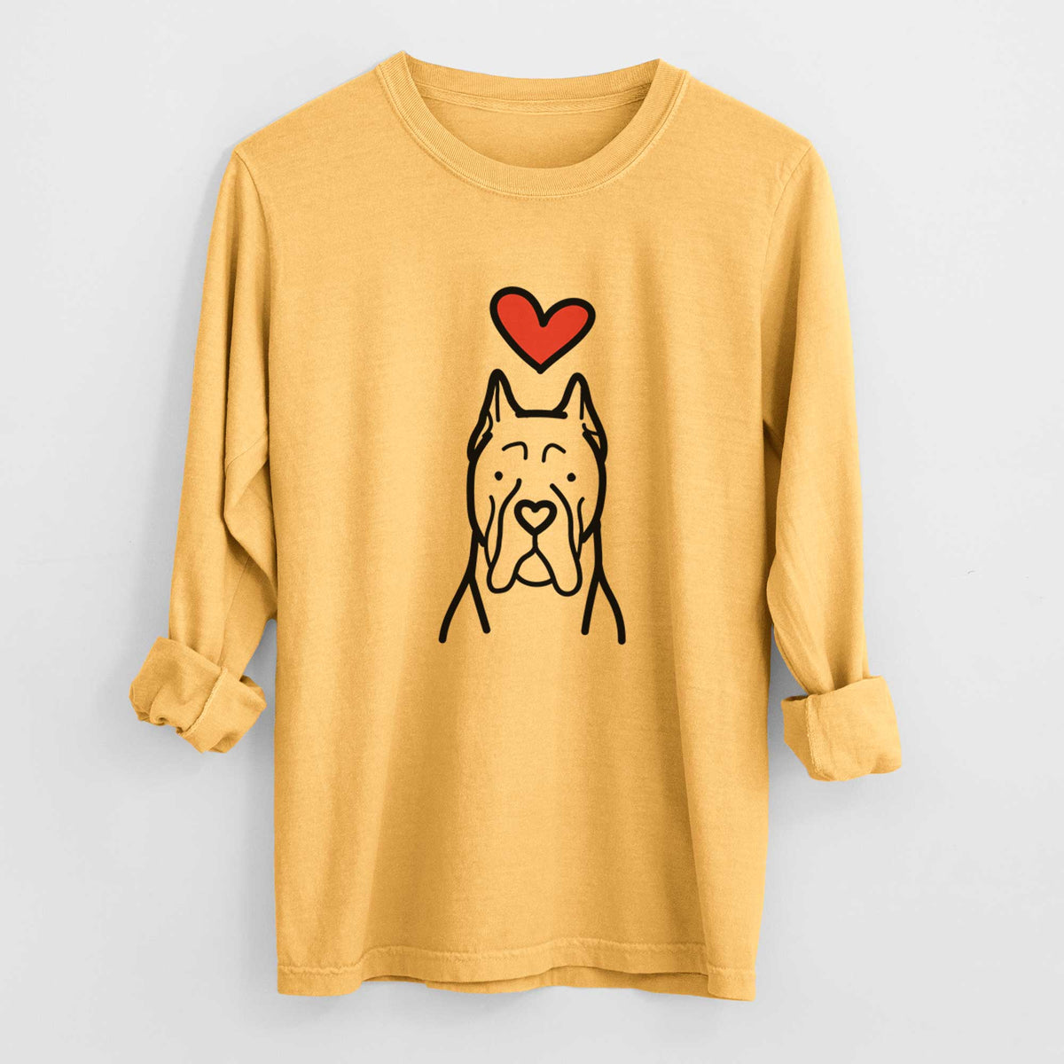 Love Always CaneCorso - Heavyweight 100% Cotton Long Sleeve