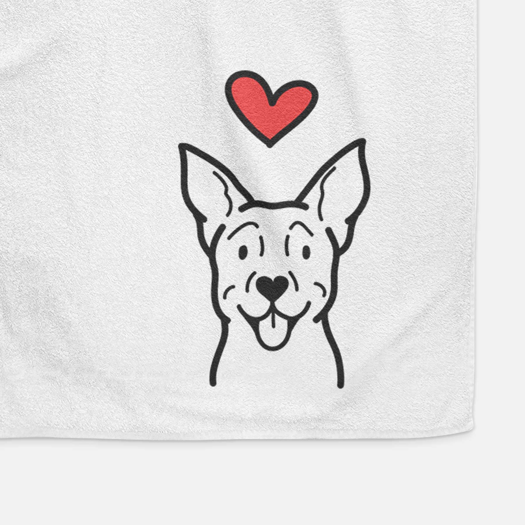 Love Always Carolina Dog - Decorative Hand Towel