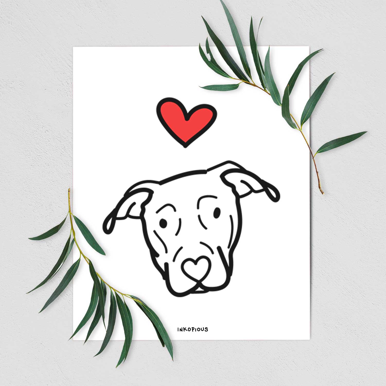 Love Always Catahoula Art Print