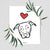 Love Always Catahoula Art Print