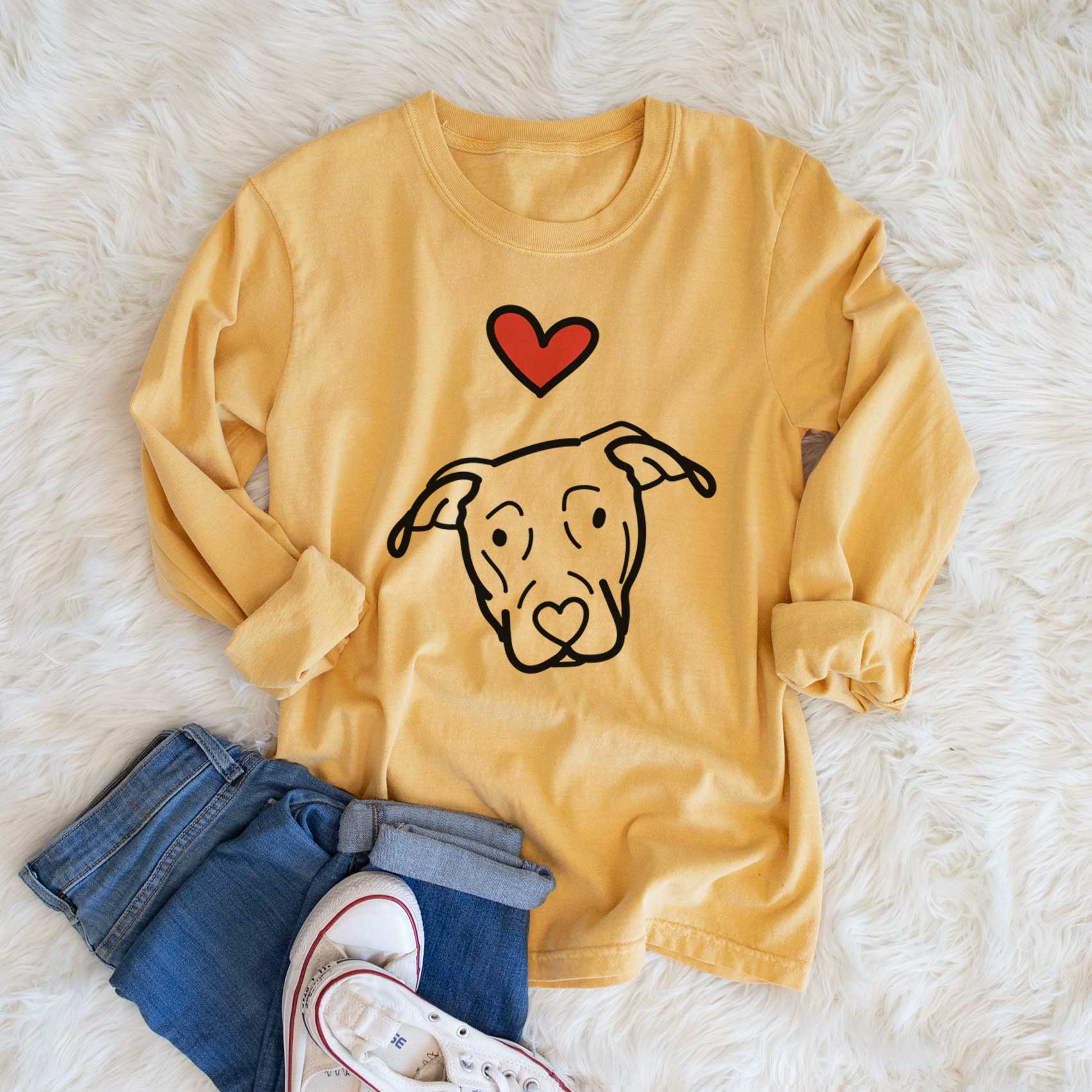 Love Always Catahoula - Heavyweight 100% Cotton Long Sleeve