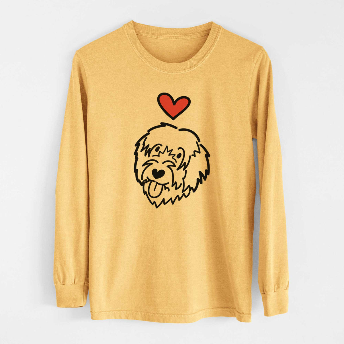 Love Always Catalan Sheepdog - Heavyweight 100% Cotton Long Sleeve