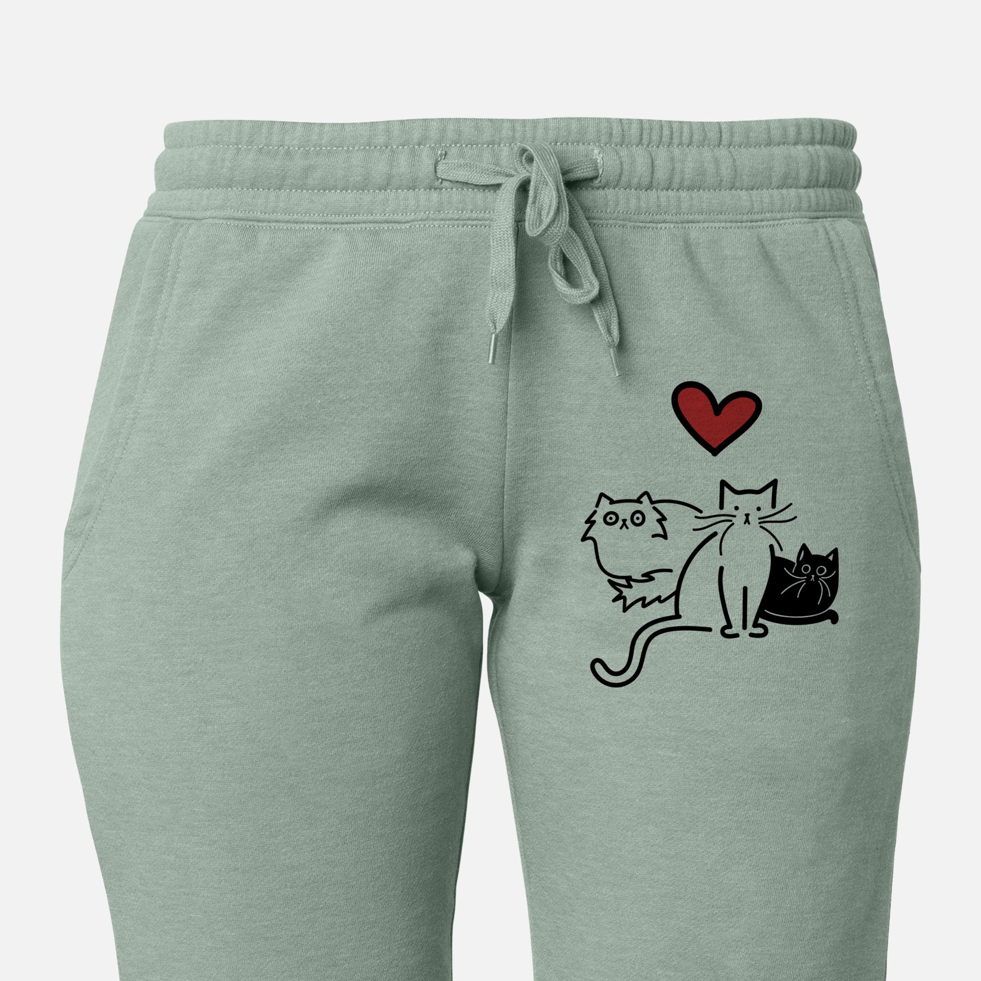 Love Always Cats - Women's Cali Wave Joggers