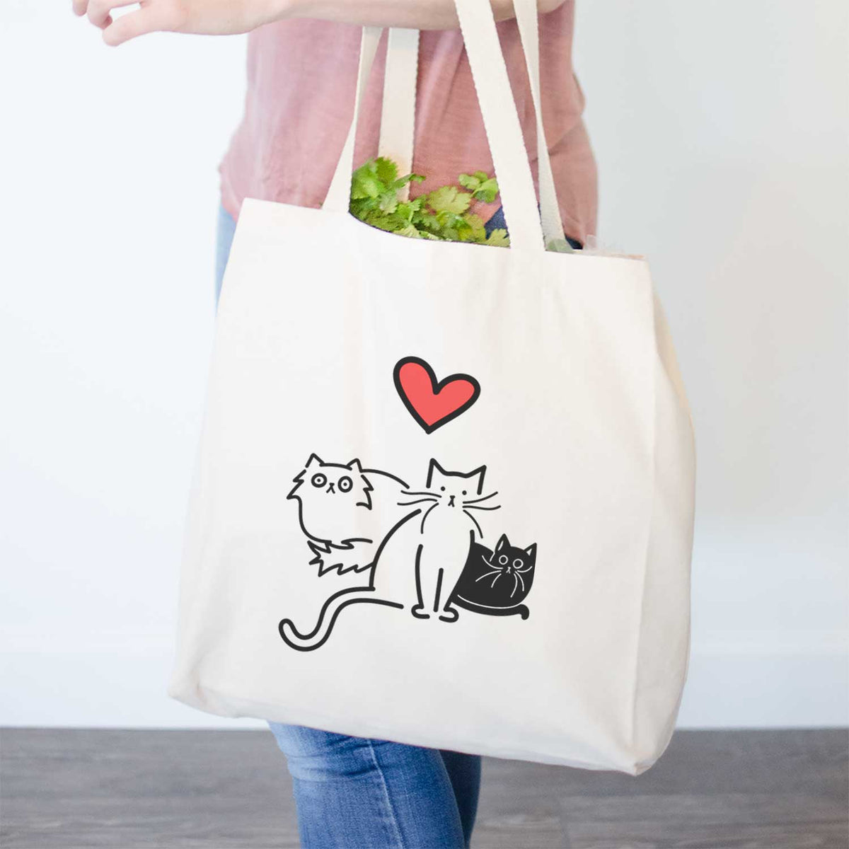 Love Always Cats - Cats - Tote Bag