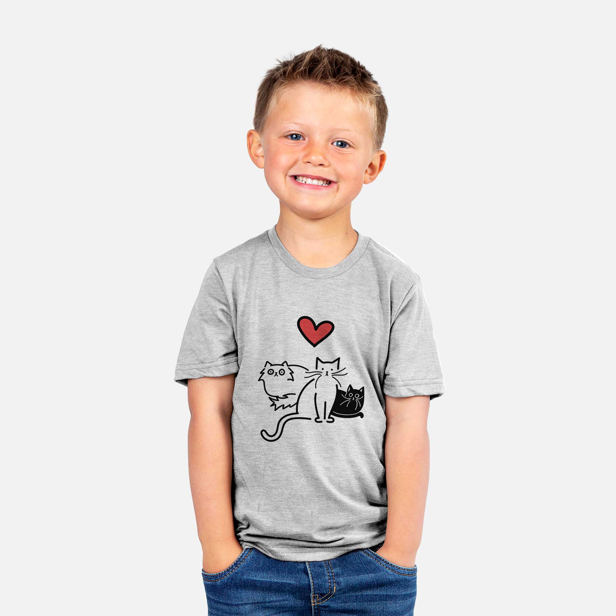 Love Always Cats - Cats - Kids/Youth/Toddler Shirt