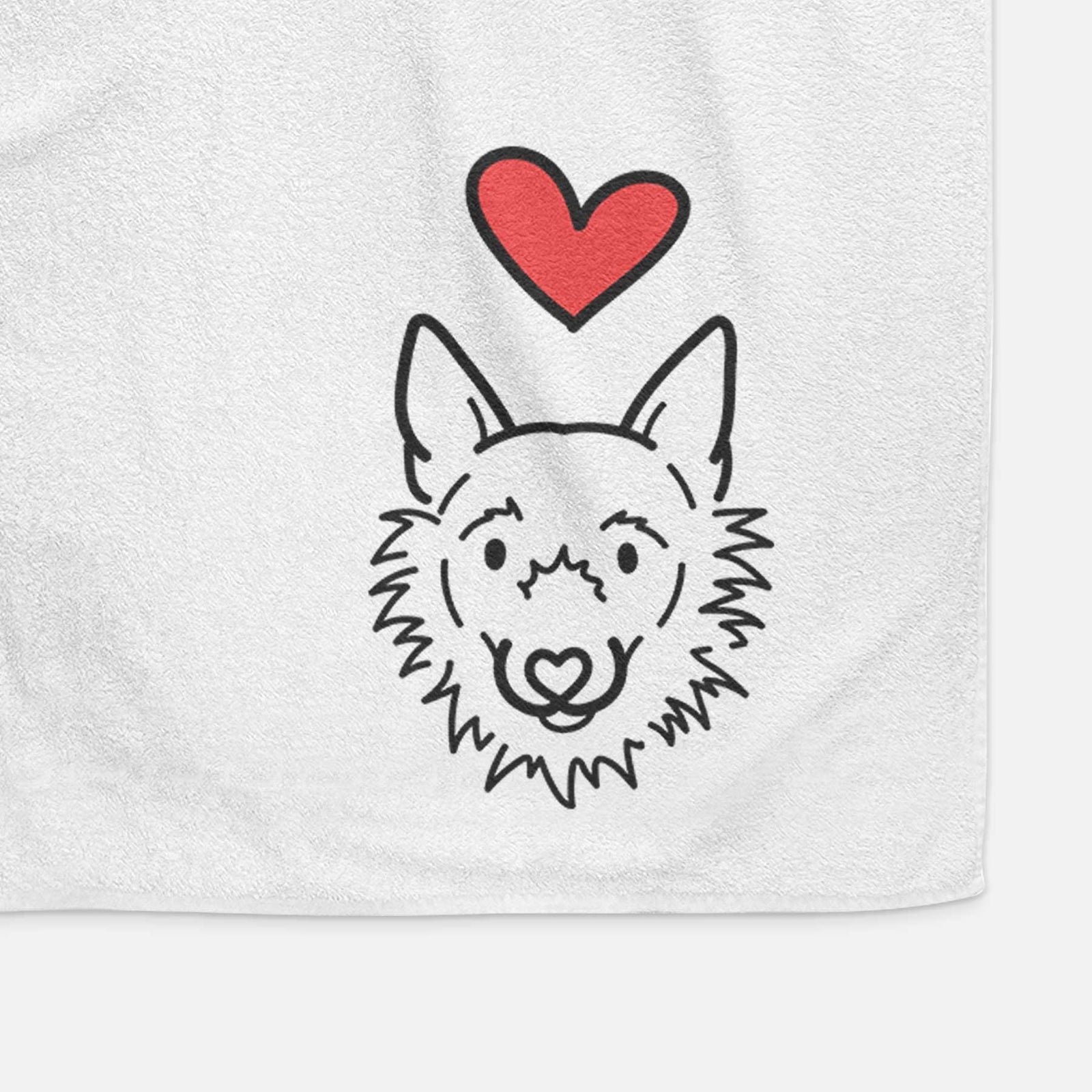 Love Always Super Mutt - Chewy - Decorative Hand Towel