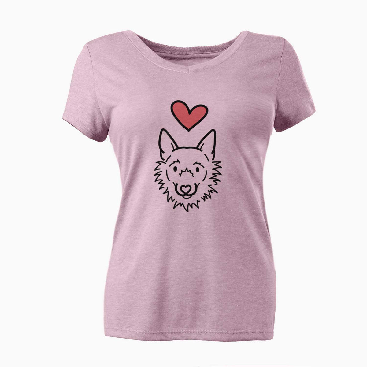 Love Always Super Mutt - Chewy - Women's V-neck Shirt