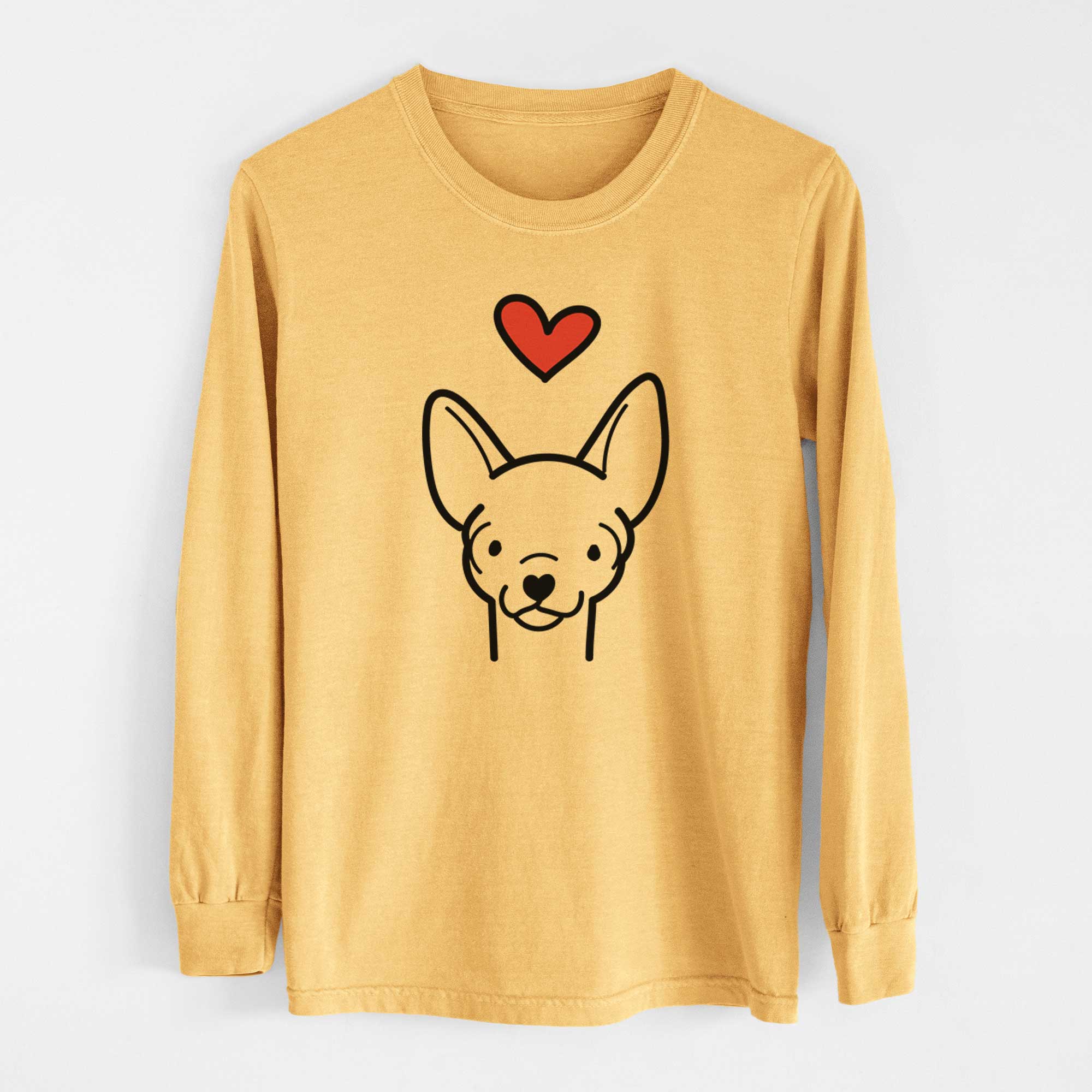 Love Always Chihuahua - Heavyweight 100% Cotton Long Sleeve