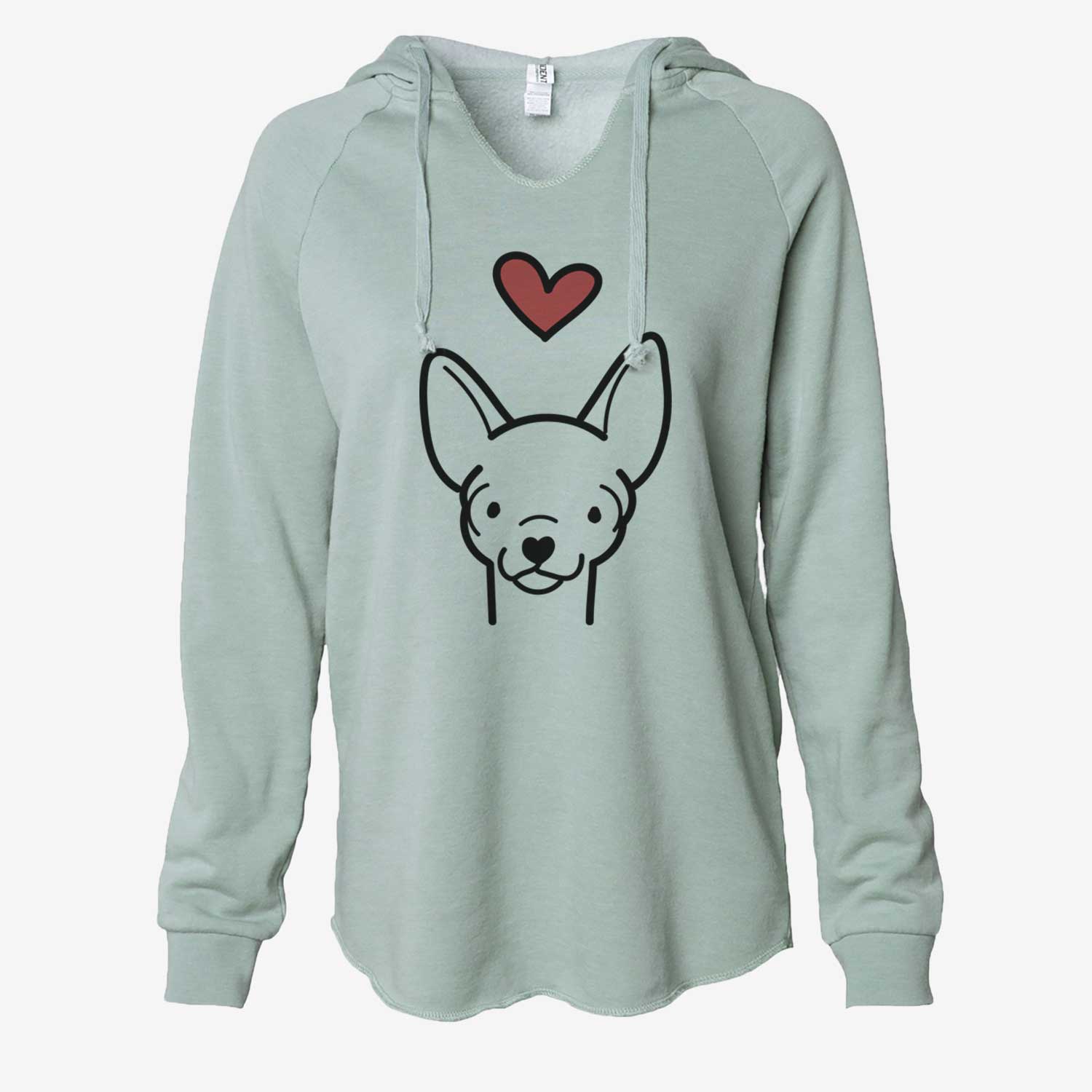 Love Always Chihuahua - Cali Wave Hooded Sweatshirt