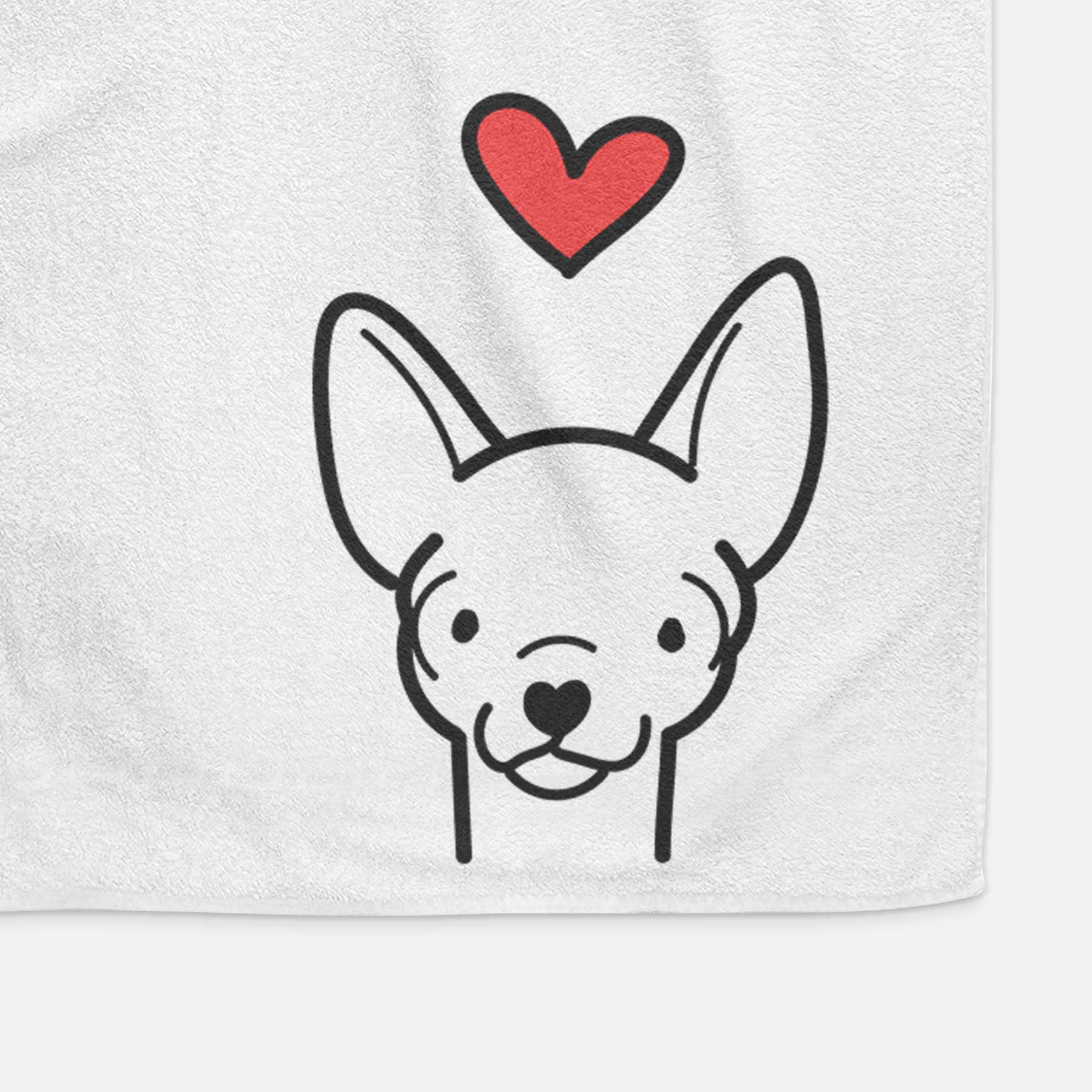 Love Always Chihuahua - Decorative Hand Towel