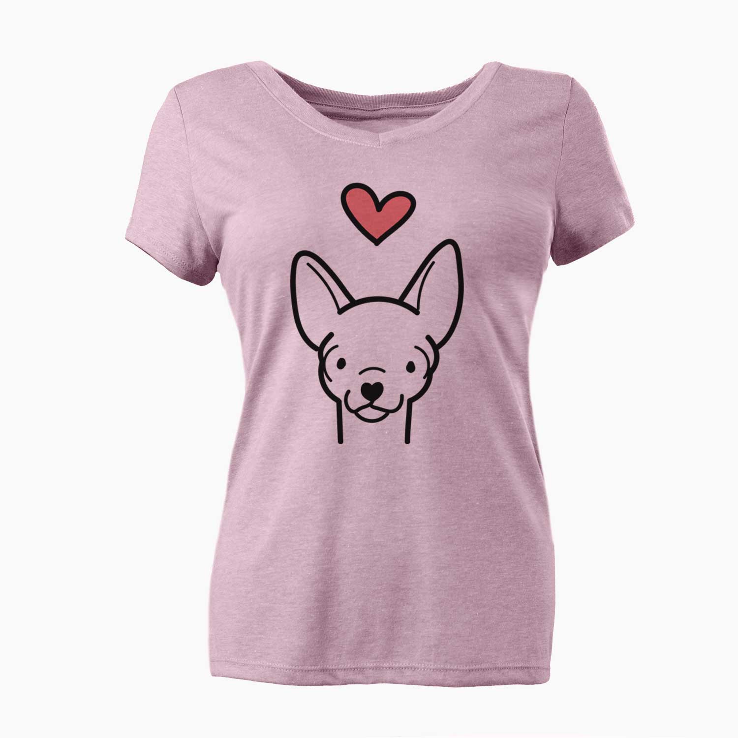 Love Always Chihuahua - Women's V-neck Shirt