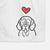 Love Always Clumber Spaniel - Decorative Hand Towel