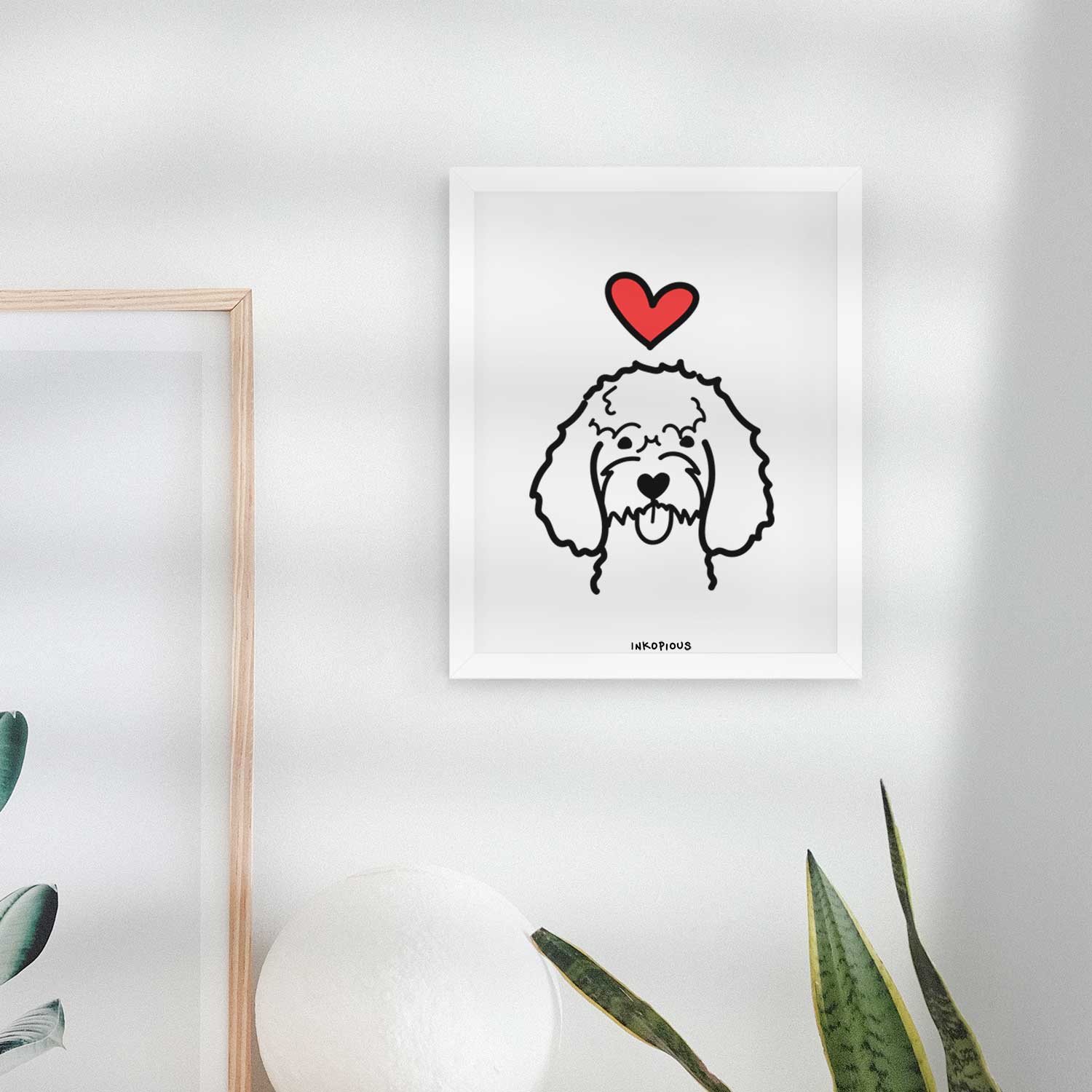 Love Always Cockapoo Art Print