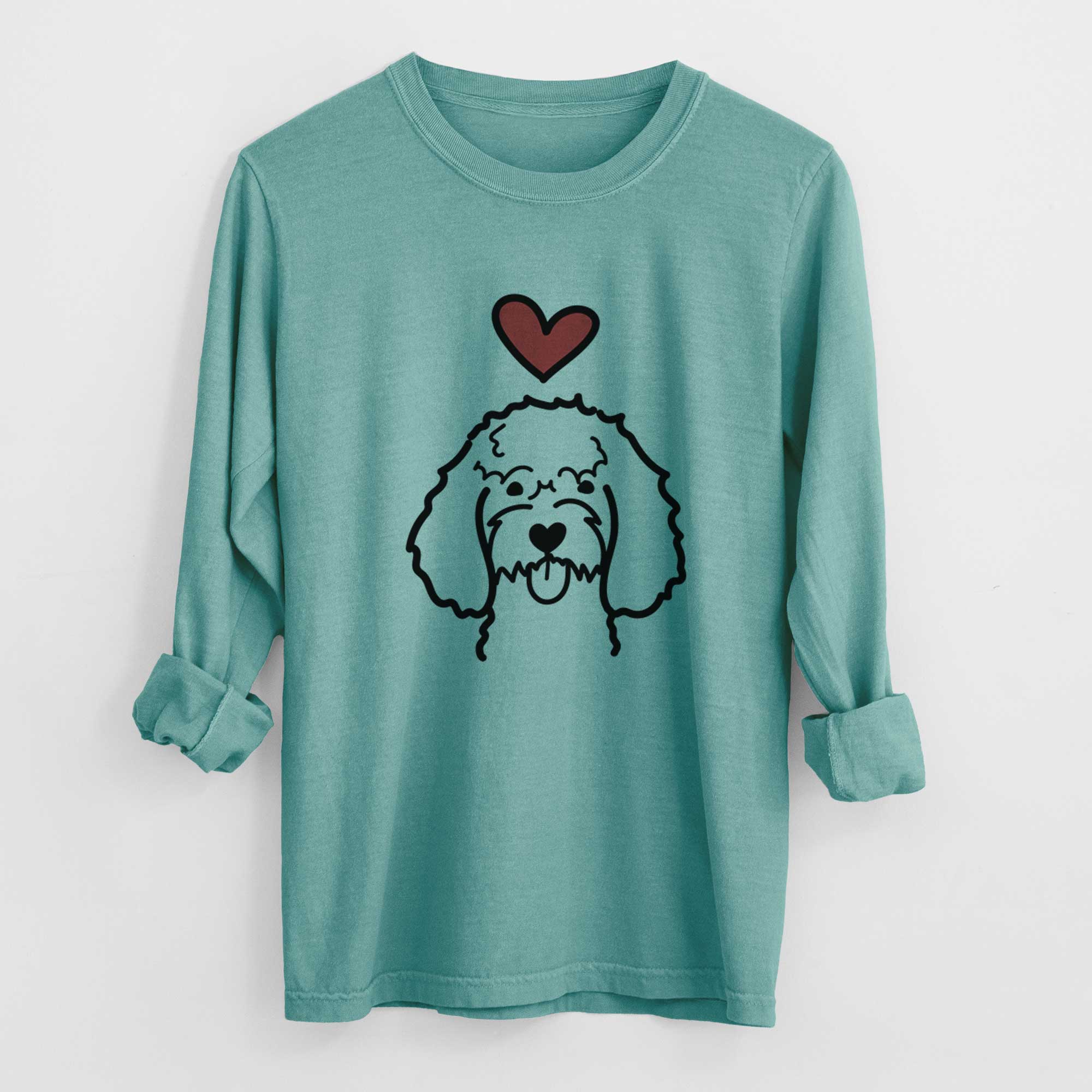 Love Always Cockapoo - Heavyweight 100% Cotton Long Sleeve