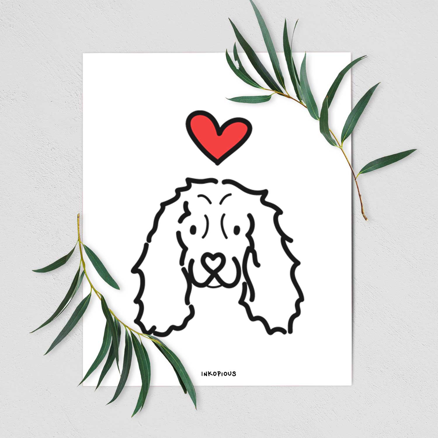 Love Always American Cocker Spaniel Art Print