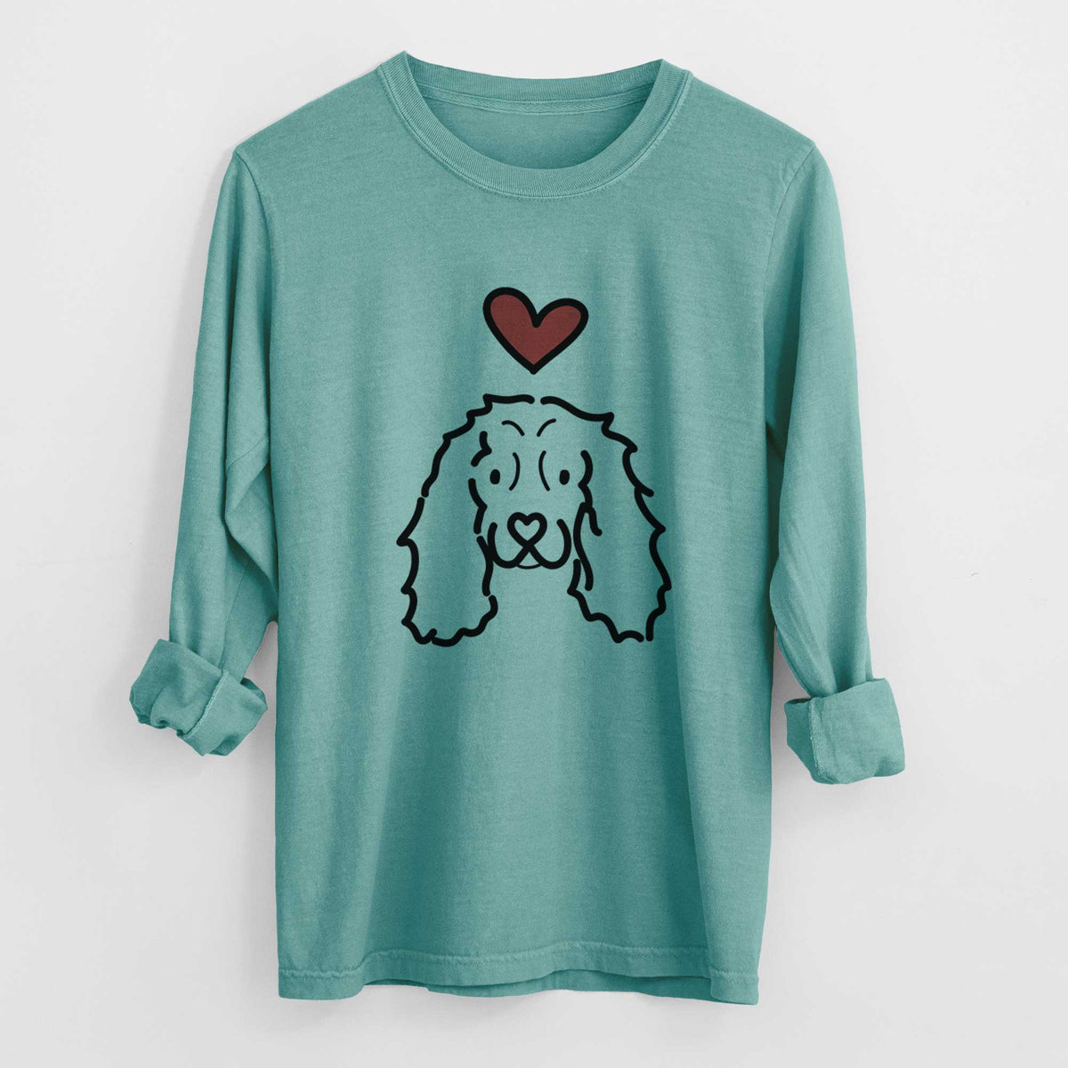 Love Always American Cocker Spaniel - Heavyweight 100% Cotton Long Sleeve