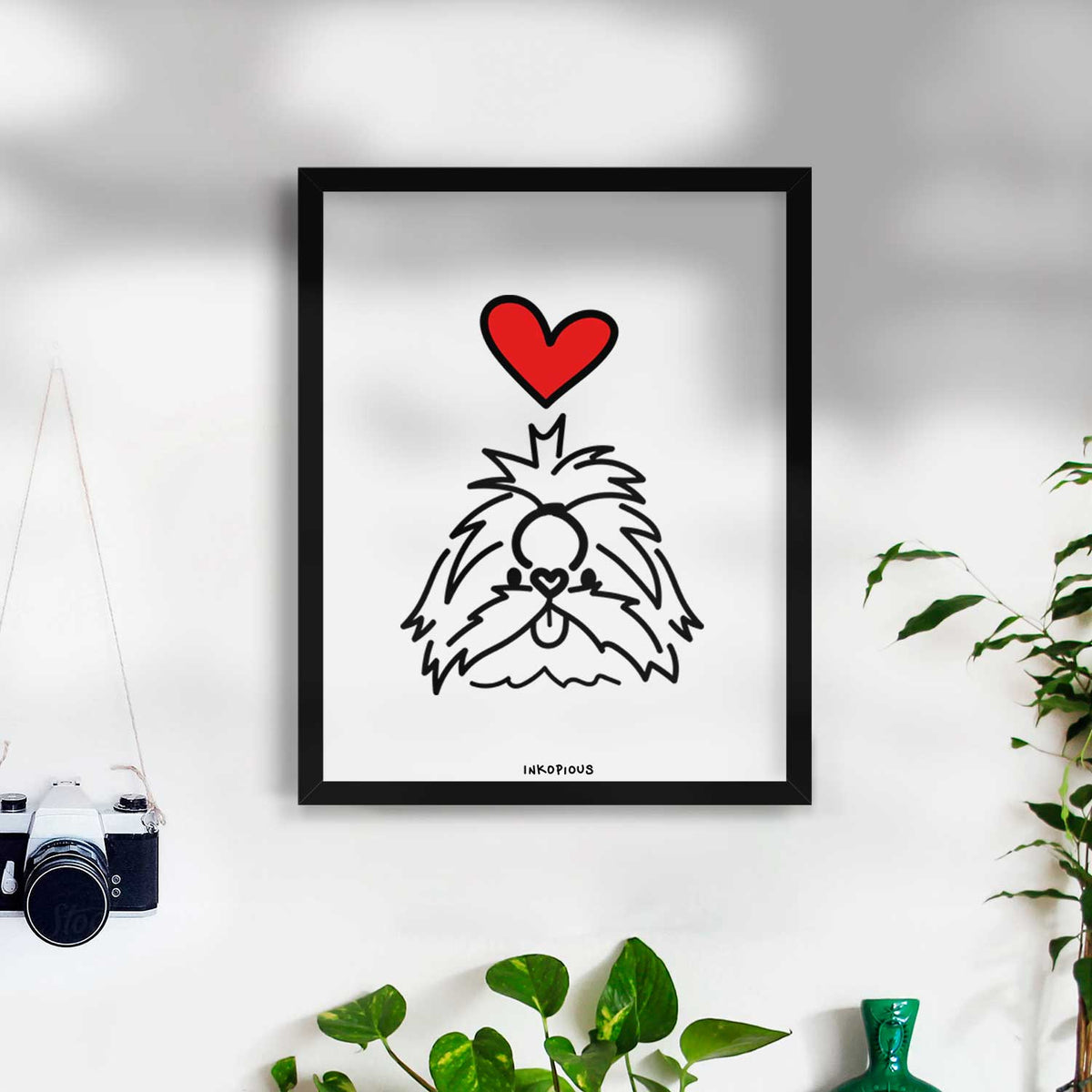 Love Always Shih Tzu - CoCo Art Print