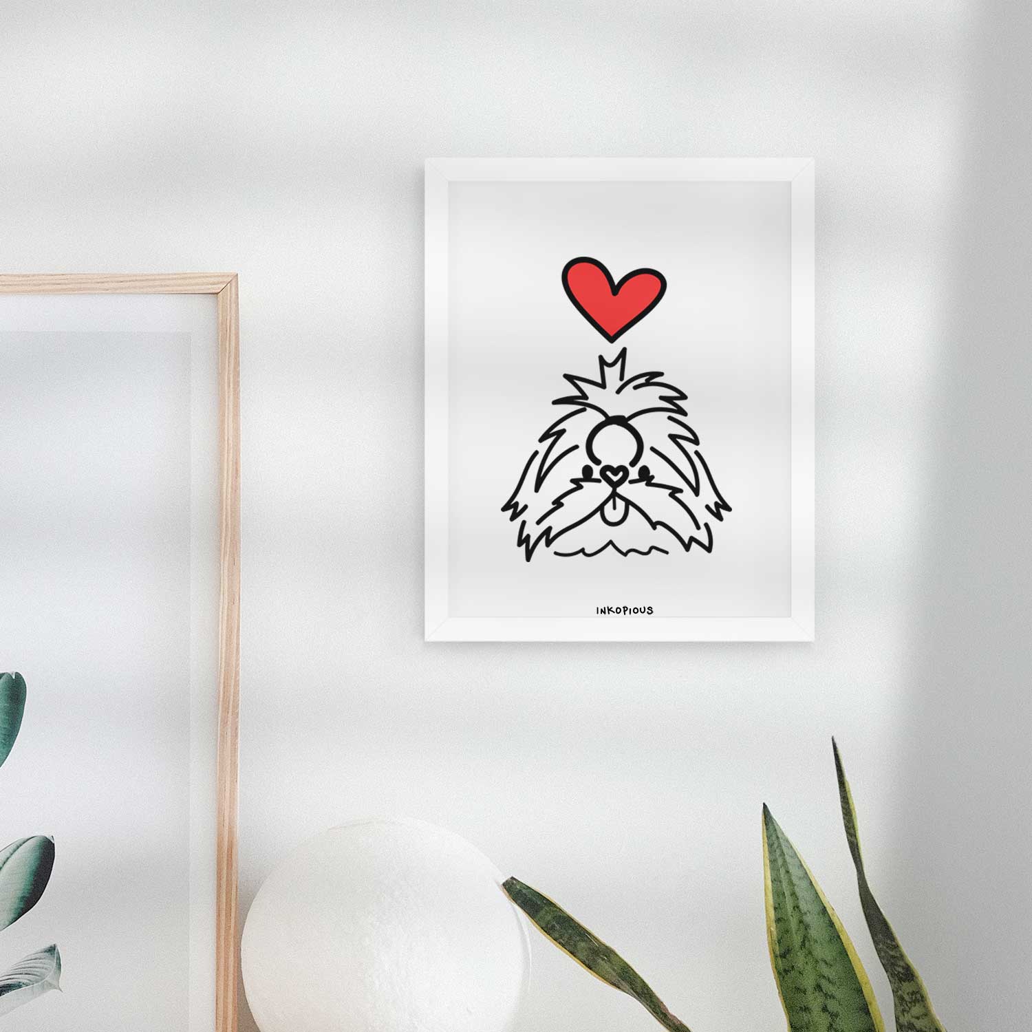 Love Always Shih Tzu - CoCo Art Print