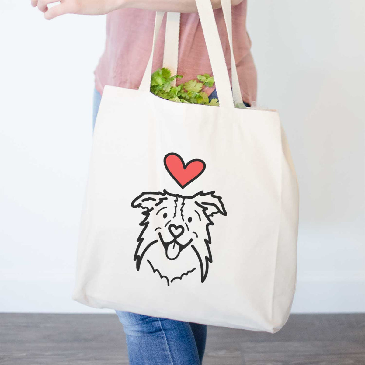 Love Always Border Collie - Cricket - Tote Bag