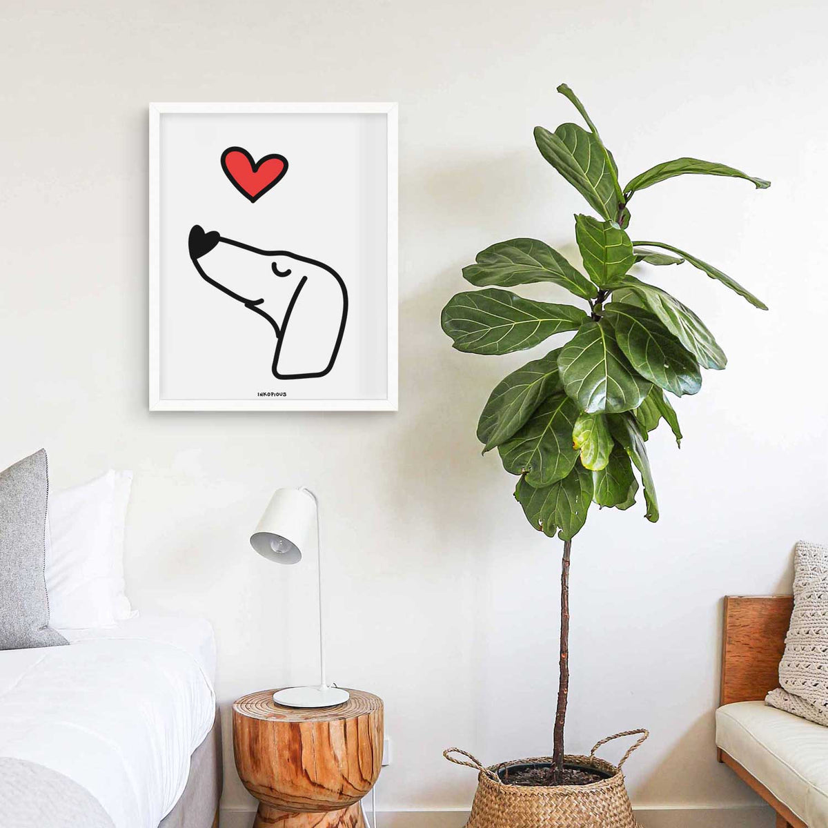 Love Always Dachshund Art Print