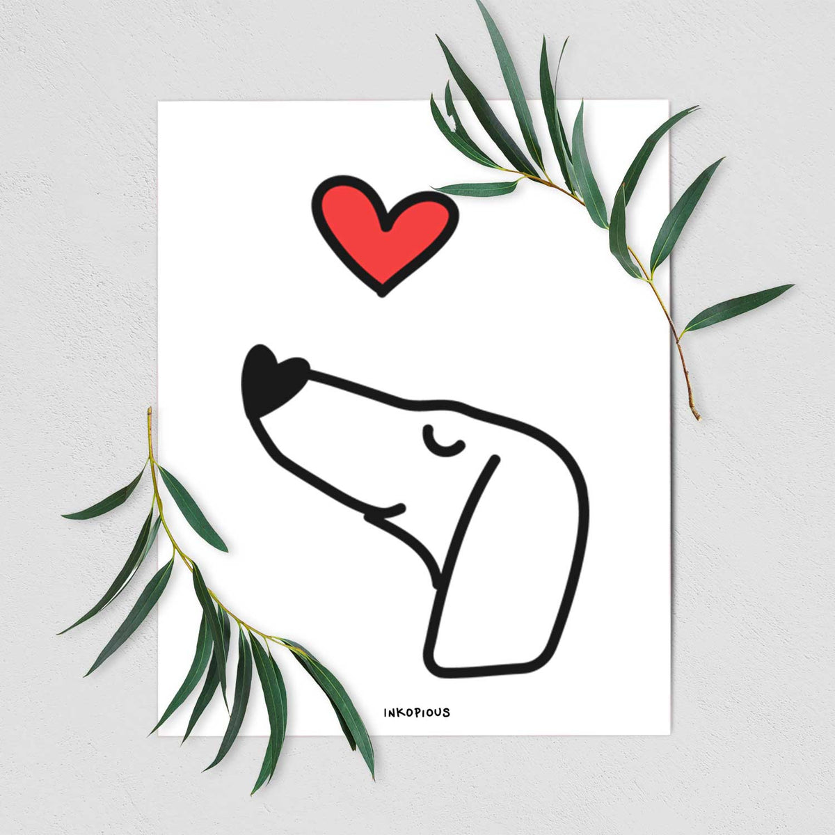 Love Always Dachshund Art Print