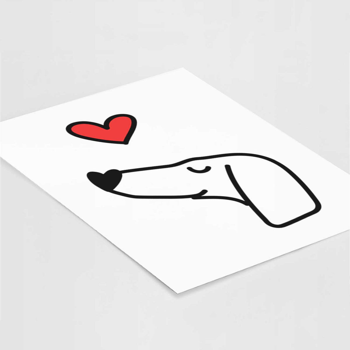 Love Always Dachshund Art Print