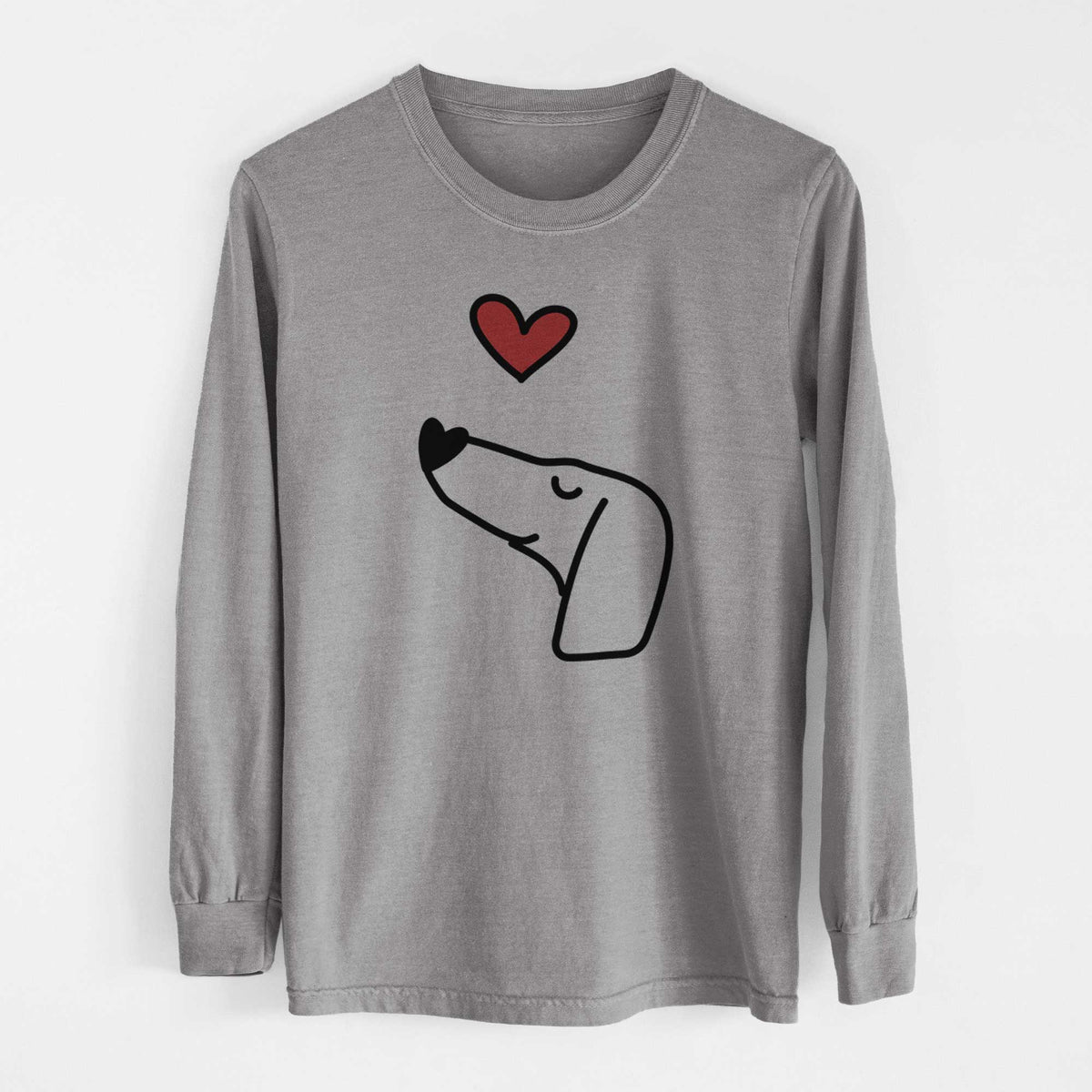 Love Always Dachshund - Heavyweight 100% Cotton Long Sleeve
