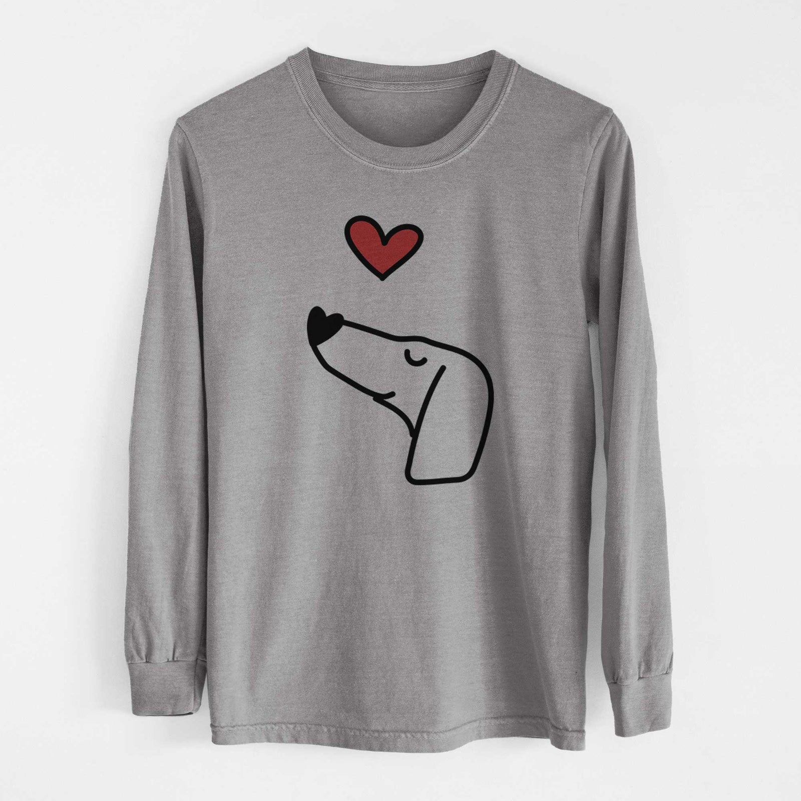 Love Always Dachshund - Heavyweight 100% Cotton Long Sleeve