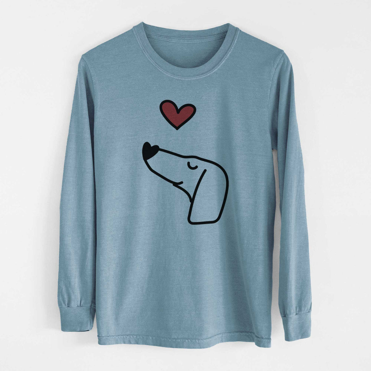 Love Always Dachshund - Heavyweight 100% Cotton Long Sleeve