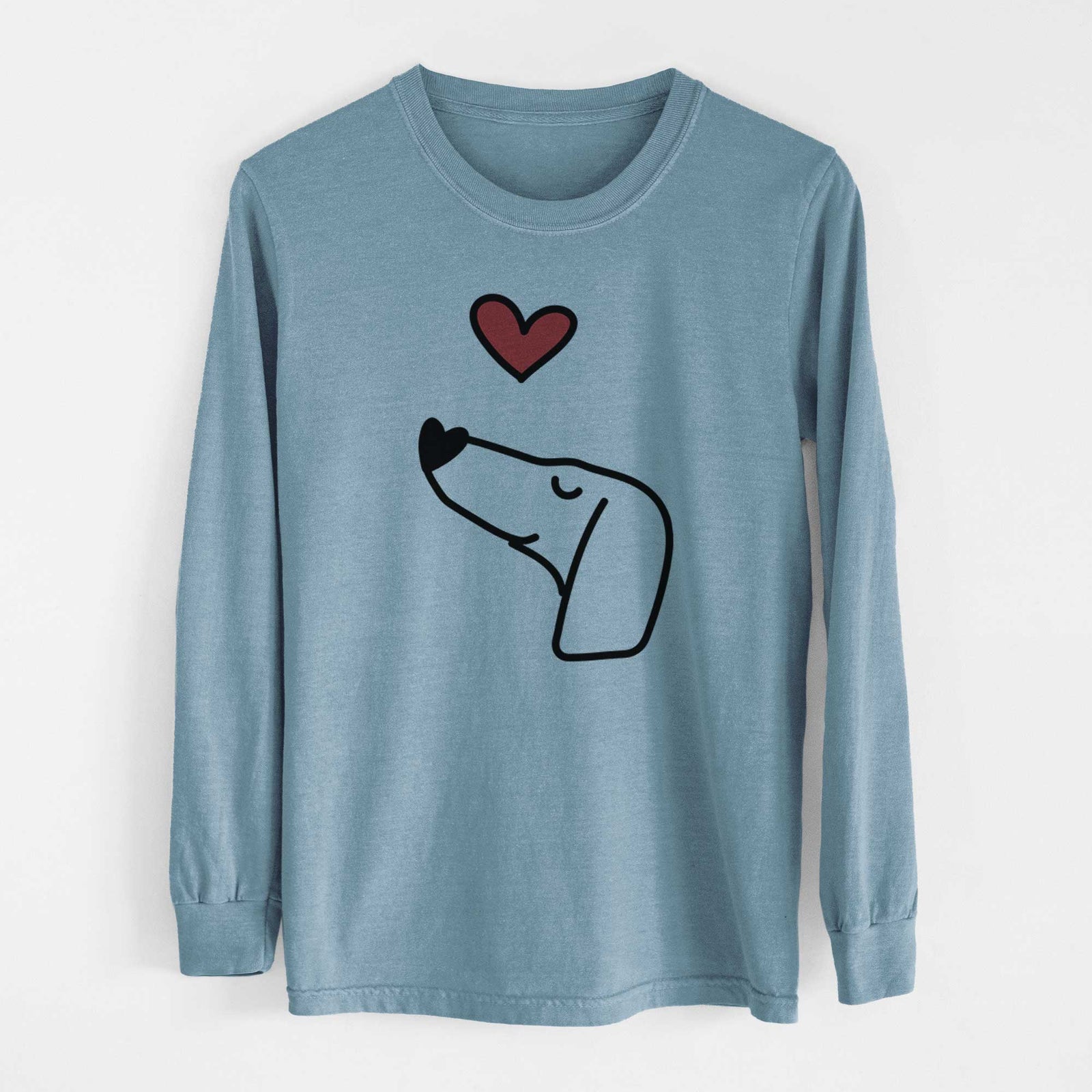 Love Always Dachshund - Heavyweight 100% Cotton Long Sleeve