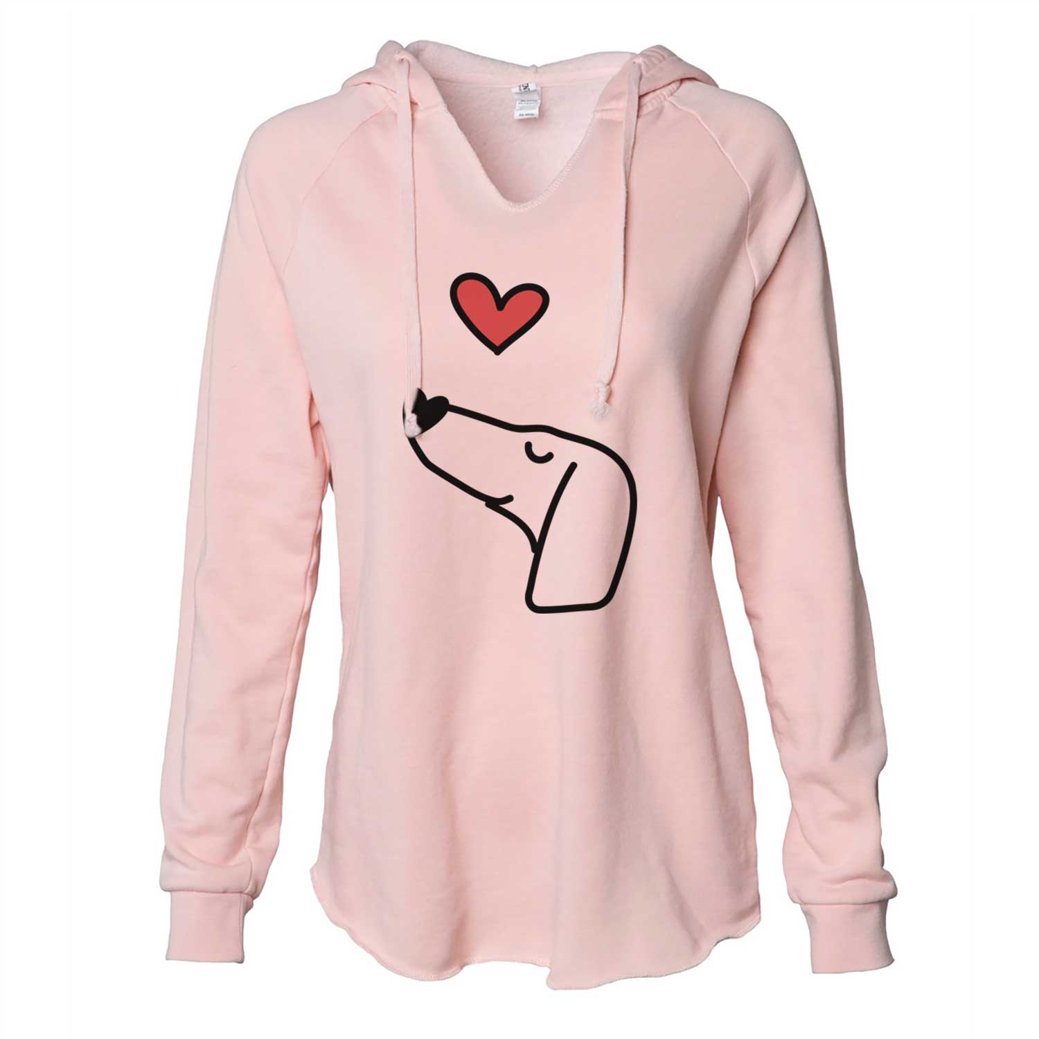 Love Always Dachshund - Cali Wave Hooded Sweatshirt