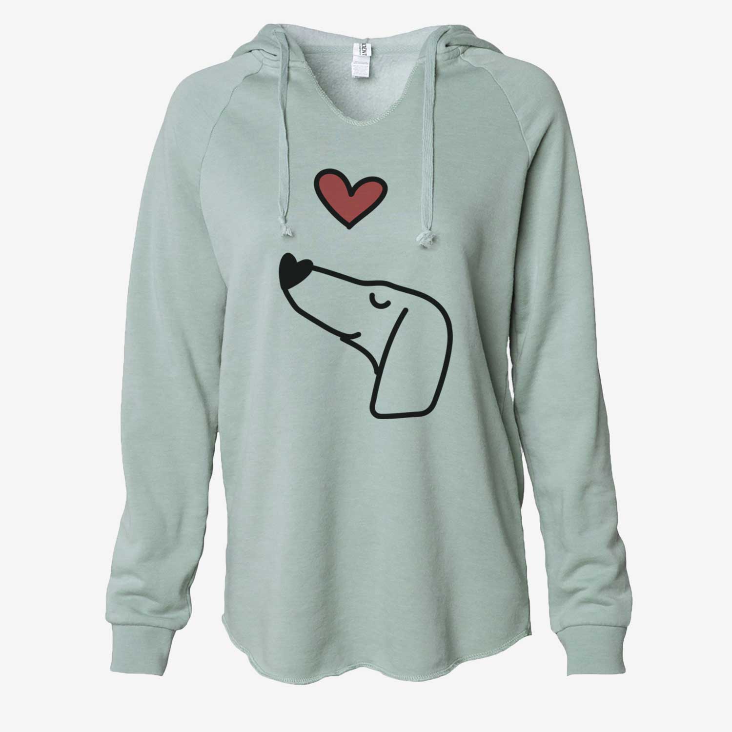 Love Always Dachshund - Cali Wave Hooded Sweatshirt