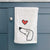 Love Always Dachshund - Decorative Hand Towel