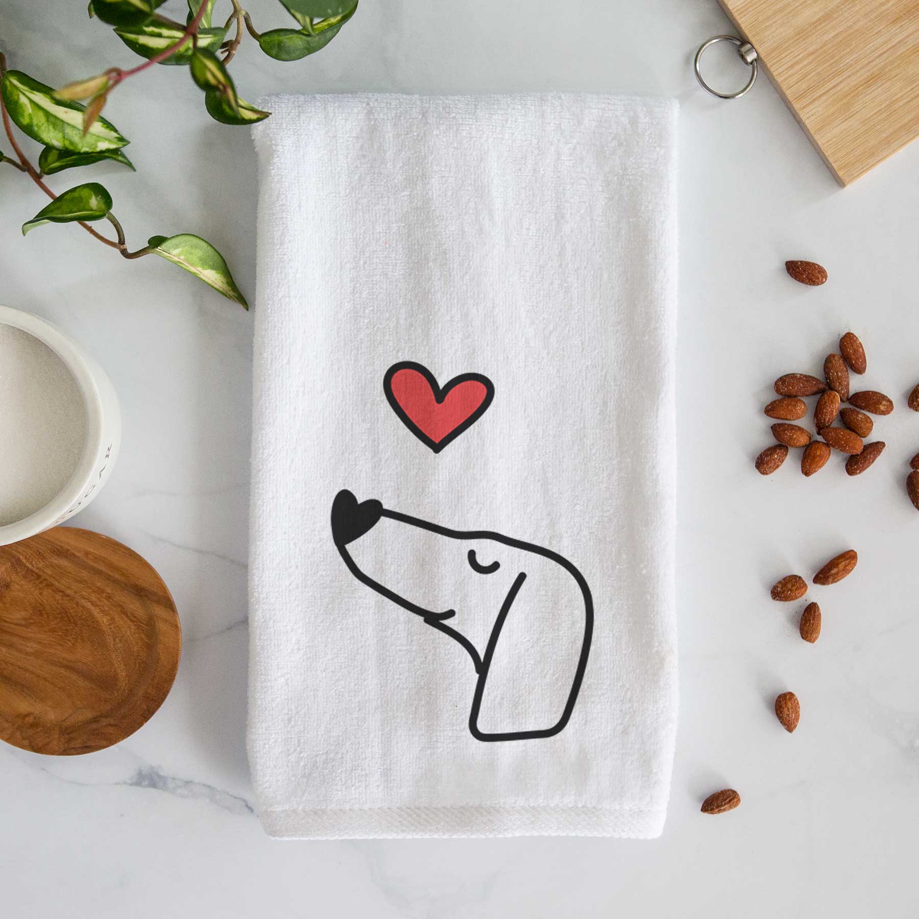 Love Always Dachshund - Decorative Hand Towel